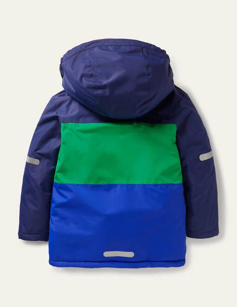 All-weather Waterproof Jacket - College Navy/Rich Emerald All-weather Waterproof Jacket - College Navy/Rich Emerald