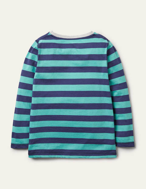 Supersoft Long-sleeved T-shirt - Brook Blue/Navy Supersoft Long-sleeved T-shirt - Brook Blue/Navy