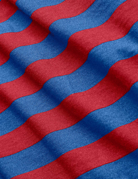 Superweiches Oberteil mit langen Ärmeln - Raketenrot/Elisabethanisches Blau Superweiches Oberteil mit langen Ärmeln - Raketenrot/Elisabethanisches Blau