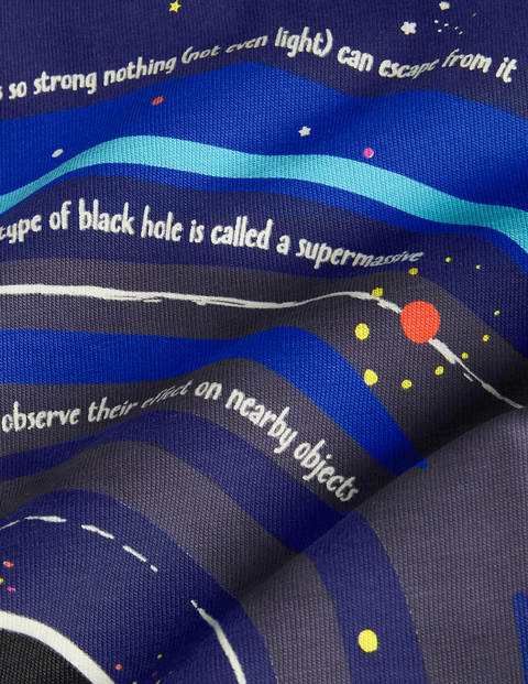 Glowing Space Raglan T-shirt - Starboard Blue/Navy Black Hole Glowing Space Raglan T-shirt - Starboard Blue/Navy Black Hole