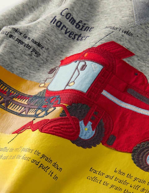 Graphic Crew Sweatshirt - Grey Marl Harvester Graphic Crew Sweatshirt - Grey Marl Harvester