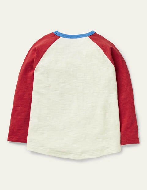 T-shirt à manches raglan graphique - Héro ivoire/bleu élisabéthain T-shirt à manches raglan graphique - Héro ivoire/bleu élisabéthain