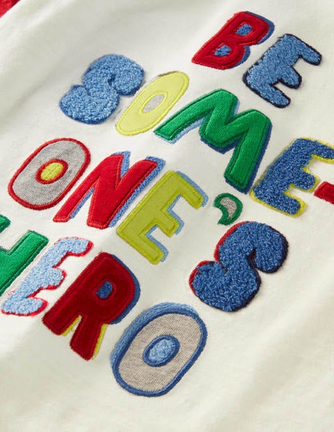 T-shirt à manches raglan graphique - Héro ivoire/bleu élisabéthain T-shirt à manches raglan graphique - Héro ivoire/bleu élisabéthain