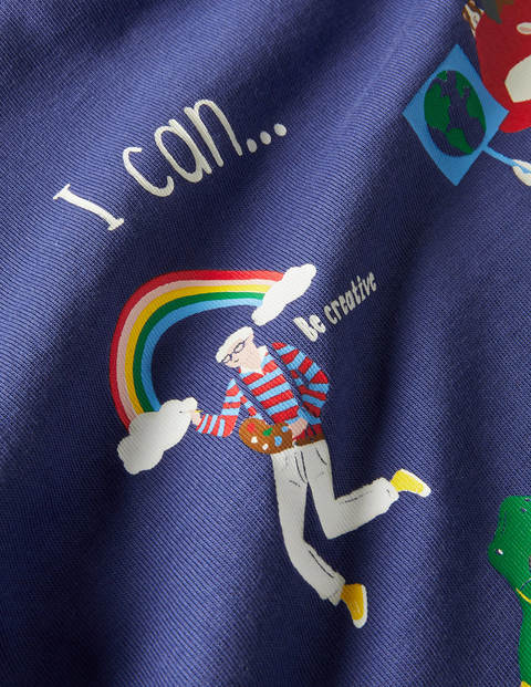 T-shirt I Can - Garçons géniaux bleu tribord T-shirt I Can - Garçons géniaux bleu tribord