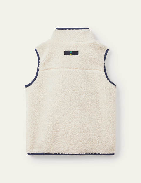 Weste mit Sherpafutter - Natur/Hellbraun Weste mit Sherpafutter - Natur/Hellbraun