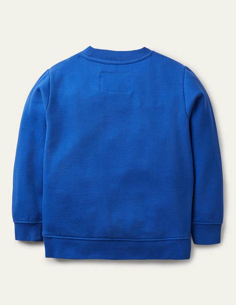 Lift-the-flap Space Sweatshirt - Brilliant Blue Space Lift-the-flap Space Sweatshirt - Brilliant Blue Space