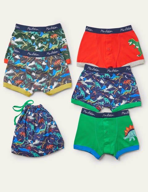 Boxers 5 Pack - Multi Dinosaur Boxers 5 Pack - Multi Dinosaur