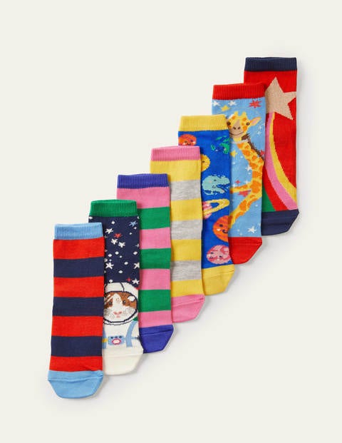 Box mit Socken im 7er-Pack - Weltall Box mit Socken im 7er-Pack - Weltall