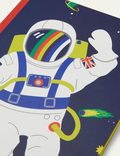 Originelles Notizbuch - Schuluniform-Navy, Astronaut Originelles Notizbuch - Schuluniform-Navy, Astronaut