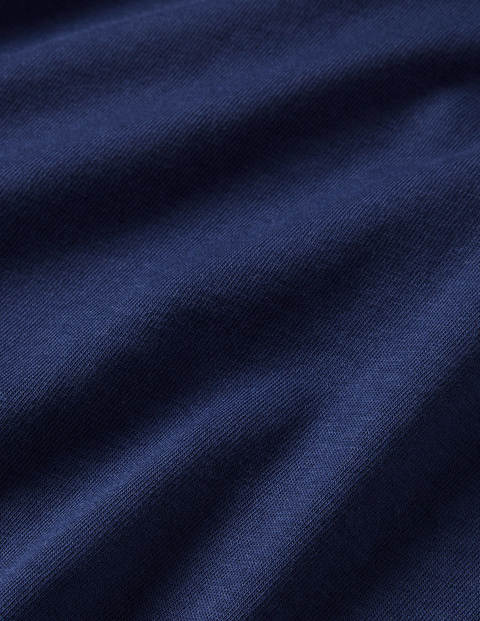 Roll Neck Supersoft T-shirt - College Navy Roll Neck Supersoft T-shirt - College Navy