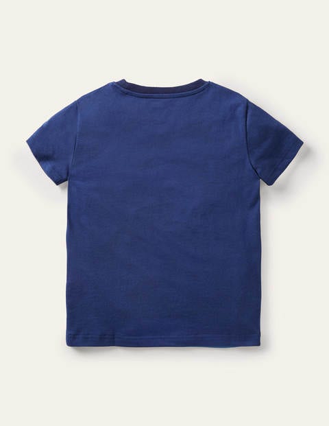 Lift-the-flap Beach T-Shirt - Starboard Blue LIghthouse Lift-the-flap Beach T-Shirt - Starboard Blue LIghthouse