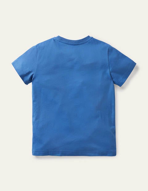 Beach Appliqué T-shirt - Elizabethan Blue Ice Cream Beach Appliqué T-shirt - Elizabethan Blue Ice Cream