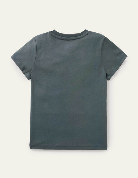 Graphic Layers T-shirt - Smoke Grey Space Graphic Layers T-shirt - Smoke Grey Space
