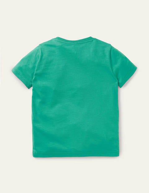 Appliqué Dude T-shirt - Sapling Green Dogs Appliqué Dude T-shirt - Sapling Green Dogs