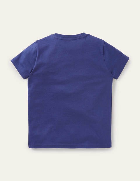 Appliqué Dude T-shirt - Starboard Blue Sloth Appliqué Dude T-shirt - Starboard Blue Sloth