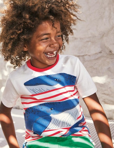 T-shirt graphique à motif animaux - Animaux dangereux bleu Provence T-shirt graphique à motif animaux - Animaux dangereux bleu Provence
