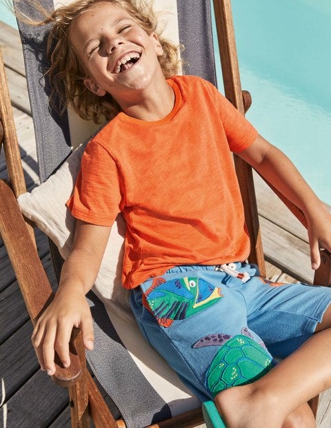 Slub Washed T-shirt - Satsuma Orange Slub Washed T-shirt - Satsuma Orange