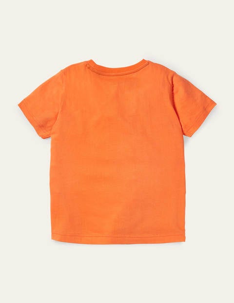 Lift-the-flap Travel T-shirt - Satsuma Orange Aeroplane