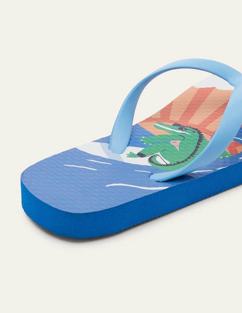 Flip Flops - Multi Crocodile Flip Flops - Multi Crocodile