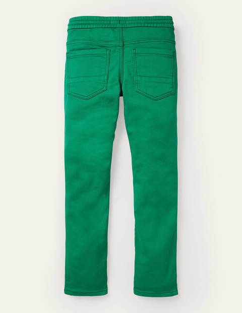 Schmal geschnittene Jersey-Jeans - Wiesengrün Schmal geschnittene Jersey-Jeans - Wiesengrün
