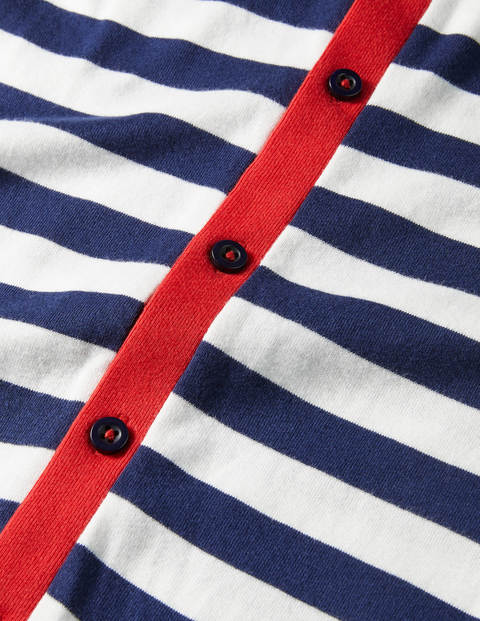 Bequemer einteiliger Schlafanzug - Schuluniform-Navy/Naturweiß Bequemer einteiliger Schlafanzug - Schuluniform-Navy/Naturweiß
