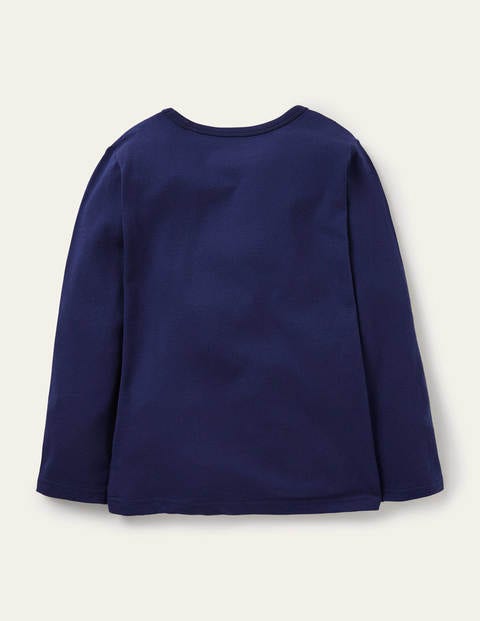 Appliqué Bug T-shirt - College Navy Appliqué Bug T-shirt - College Navy