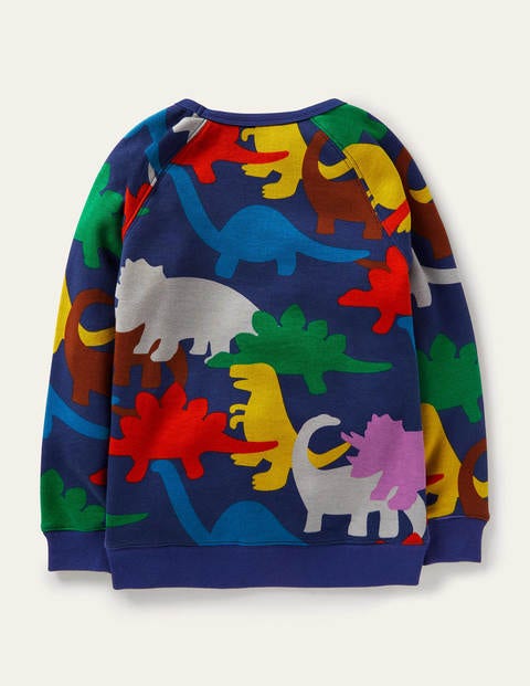 Cosy Sweatshirt - Starboard Blue Dino Cosy Sweatshirt - Starboard Blue Dino
