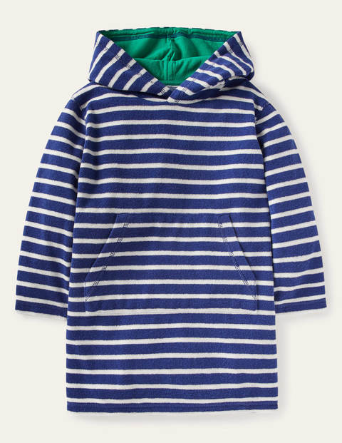 Towelling Throw-on - College Navy/White Towelling Throw-on - College Navy/White