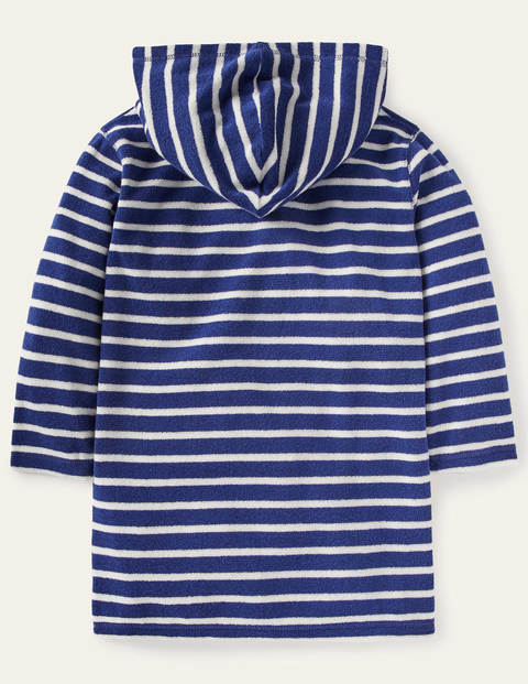 Towelling Throw-on - College Navy/White Towelling Throw-on - College Navy/White