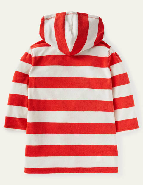 Towelling Throw-on - Fire Red/White Sharks Towelling Throw-on - Fire Red/White Sharks