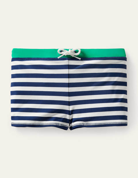 Swim Trunks - Deep Sea Blue/White Swim Trunks - Deep Sea Blue/White