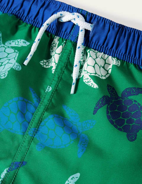 Badeshorts - Baumgrün, Schildkröte Badeshorts - Baumgrün, Schildkröte