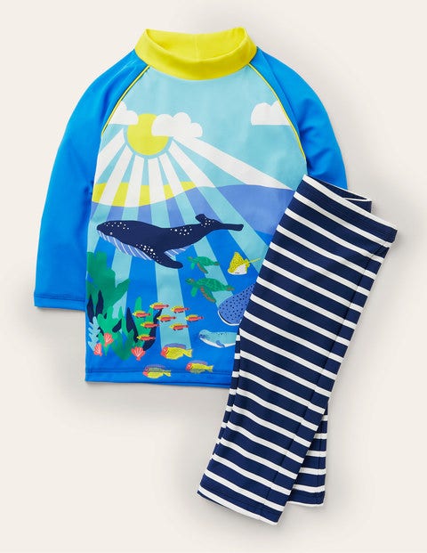 Surf Suit - Bold Blue Reef Scene Surf Suit - Bold Blue Reef Scene