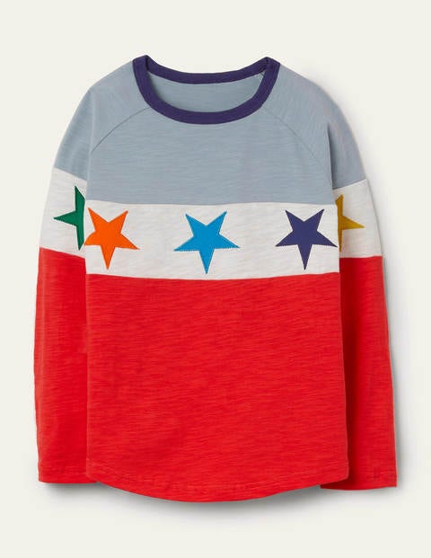Raglan T-shirt - Strawberry Tart Stars Raglan T-shirt - Strawberry Tart Stars