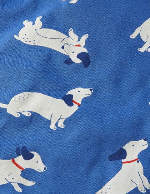 Cosy Twin Pack Short Pajamas - Venice Blue Sausage Dogs Cosy Twin Pack Short Pajamas - Venice Blue Sausage Dogs