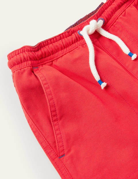 Pull-on Drawstring Shorts - Strawberry Tart Red Pull-on Drawstring Shorts - Strawberry Tart Red