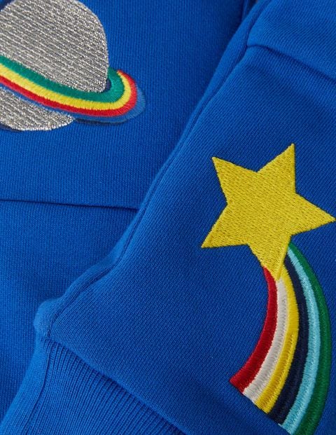 Appliqué Joggers - Brilliant Blue Space Appliqué Joggers - Brilliant Blue Space