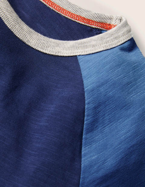 Colourblock Raglan T-shirt - College Navy Colourblock Raglan T-shirt - College Navy