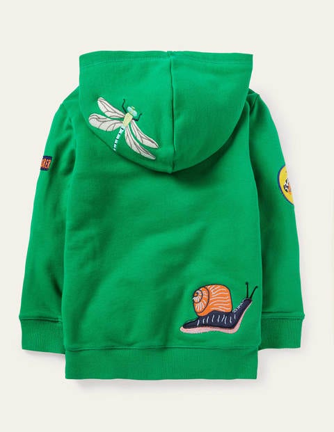 Kapuzenjacke mit kuscheligem Futter - Baumgrün, Entdecker Kapuzenjacke mit kuscheligem Futter - Baumgrün, Entdecker