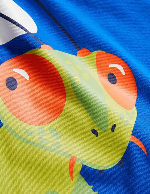 T-shirt à motif aventure - Insectes bleu brillant T-shirt à motif aventure - Insectes bleu brillant