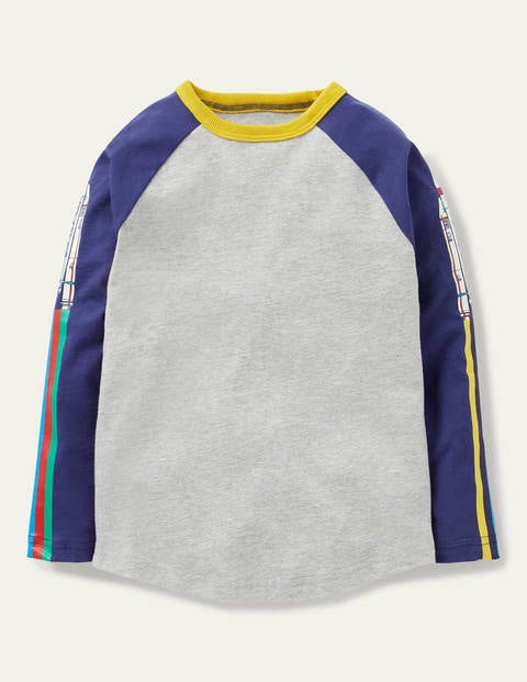Glow-in-the-dark T-shirt - Mid Grey Rainbow Rockets Glow-in-the-dark T-shirt - Mid Grey Rainbow Rockets