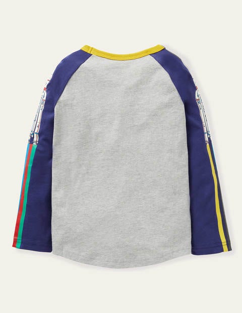 Glow-in-the-dark T-shirt - Mid Grey Rainbow Rockets Glow-in-the-dark T-shirt - Mid Grey Rainbow Rockets