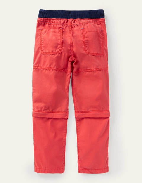 Zip-off Techno Pants - Strawberry Tart Red Zip-off Techno Pants - Strawberry Tart Red