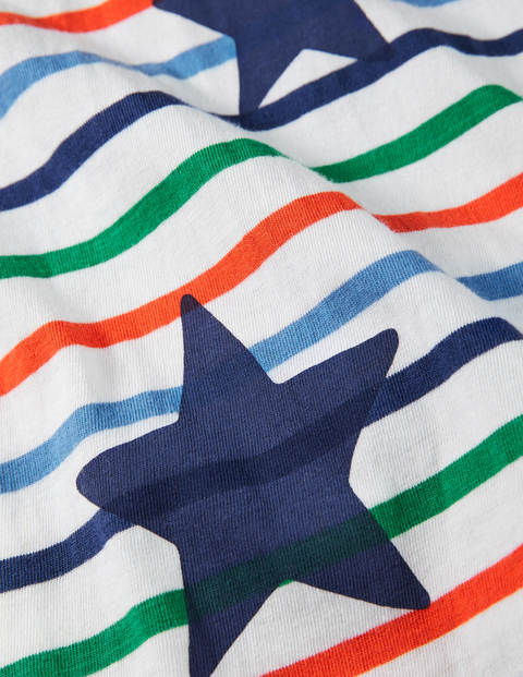 Lustiges Breton-T-Shirt - Bunt, Sterne Lustiges Breton-T-Shirt - Bunt, Sterne