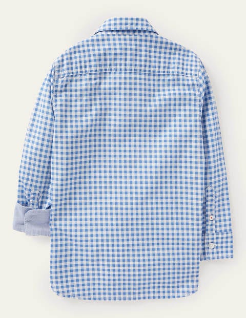 Casual Laundered Shirt - Blue Gingham Casual Laundered Shirt - Blue Gingham