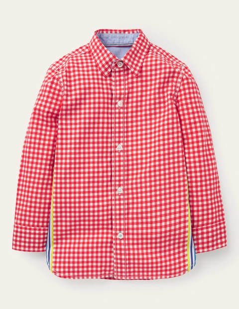 Casual Laundered Shirt - Red Gingham Casual Laundered Shirt - Red Gingham