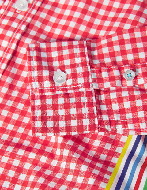 Casual Laundered Shirt - Red Gingham Casual Laundered Shirt - Red Gingham
