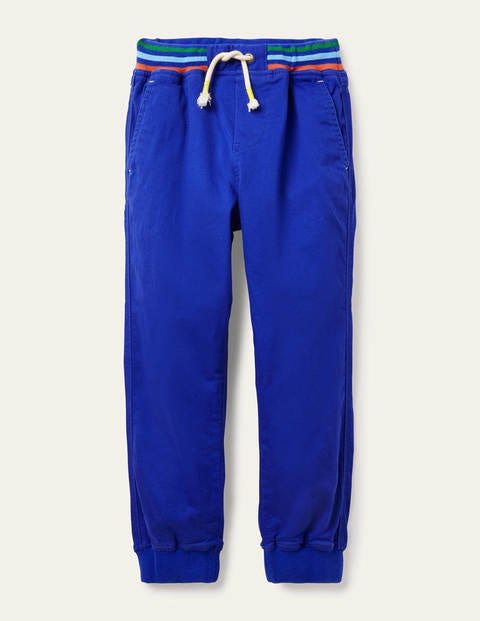 Rib Waist Pull-on Joggers - Brilliant Blue Rib Waist Pull-on Joggers - Brilliant Blue