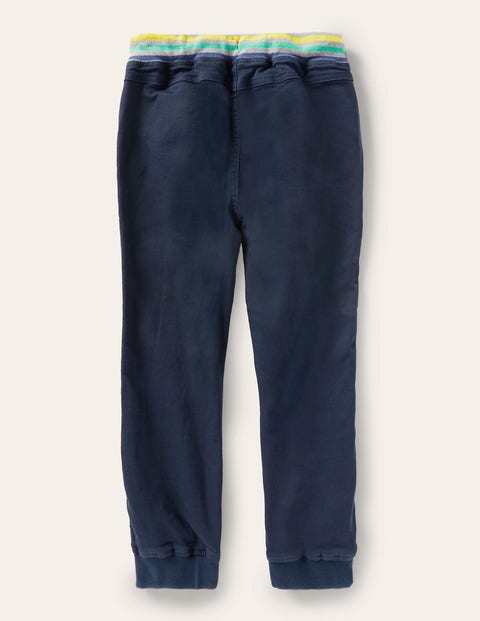 Rib Waist Pull-on Joggers - College Navy Rib Waist Pull-on Joggers - College Navy