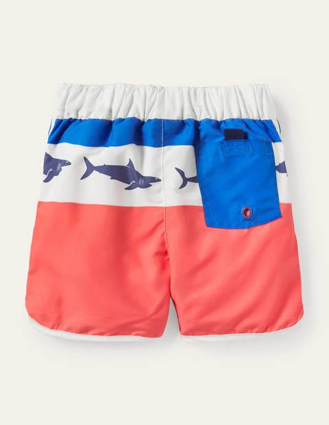 Surf Shorts - Guava Orange Sharks